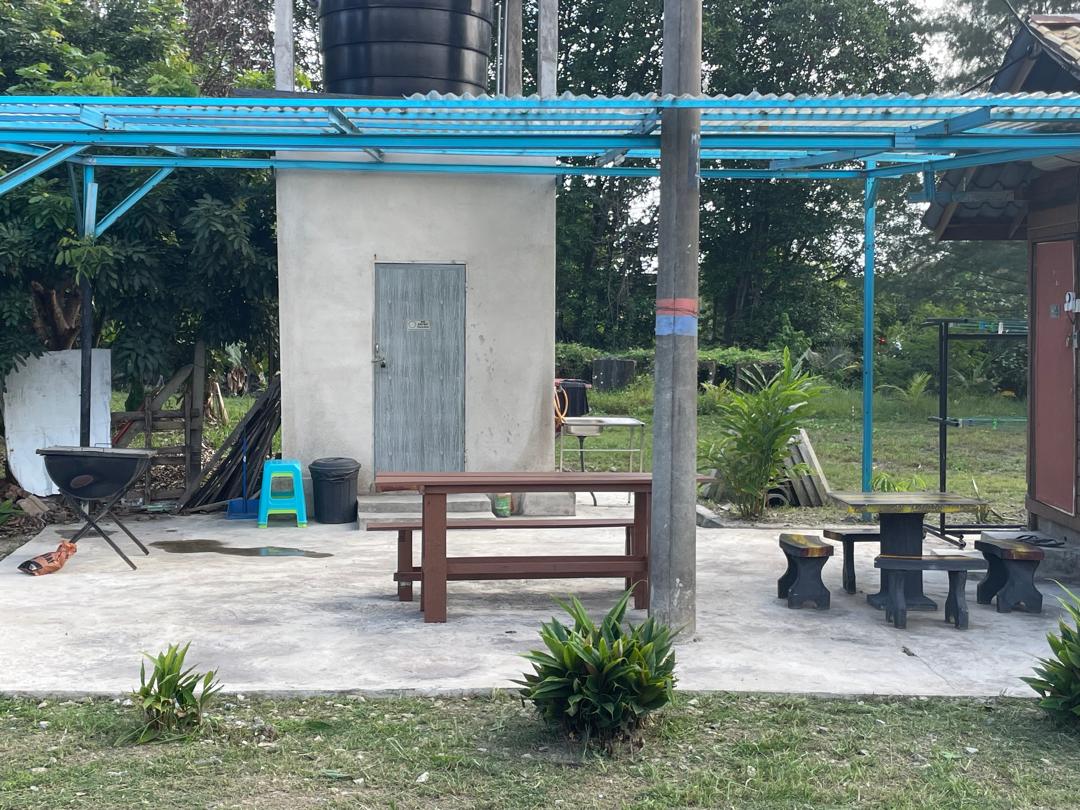 Covered picnic and BBQ pavilion